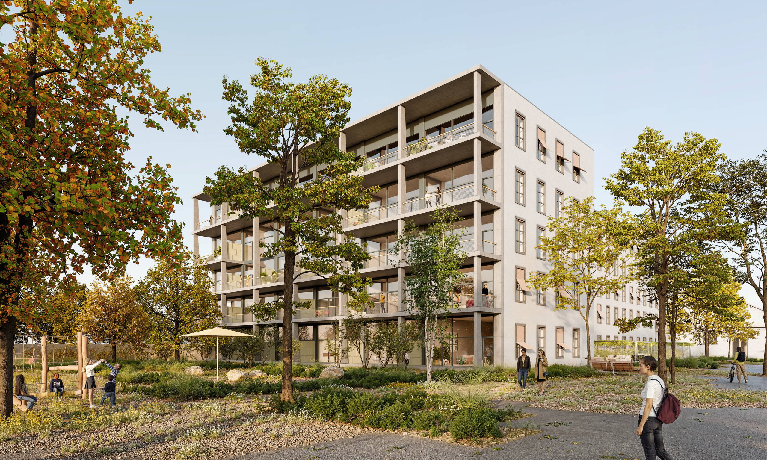 Aussenansicht Kopfbau